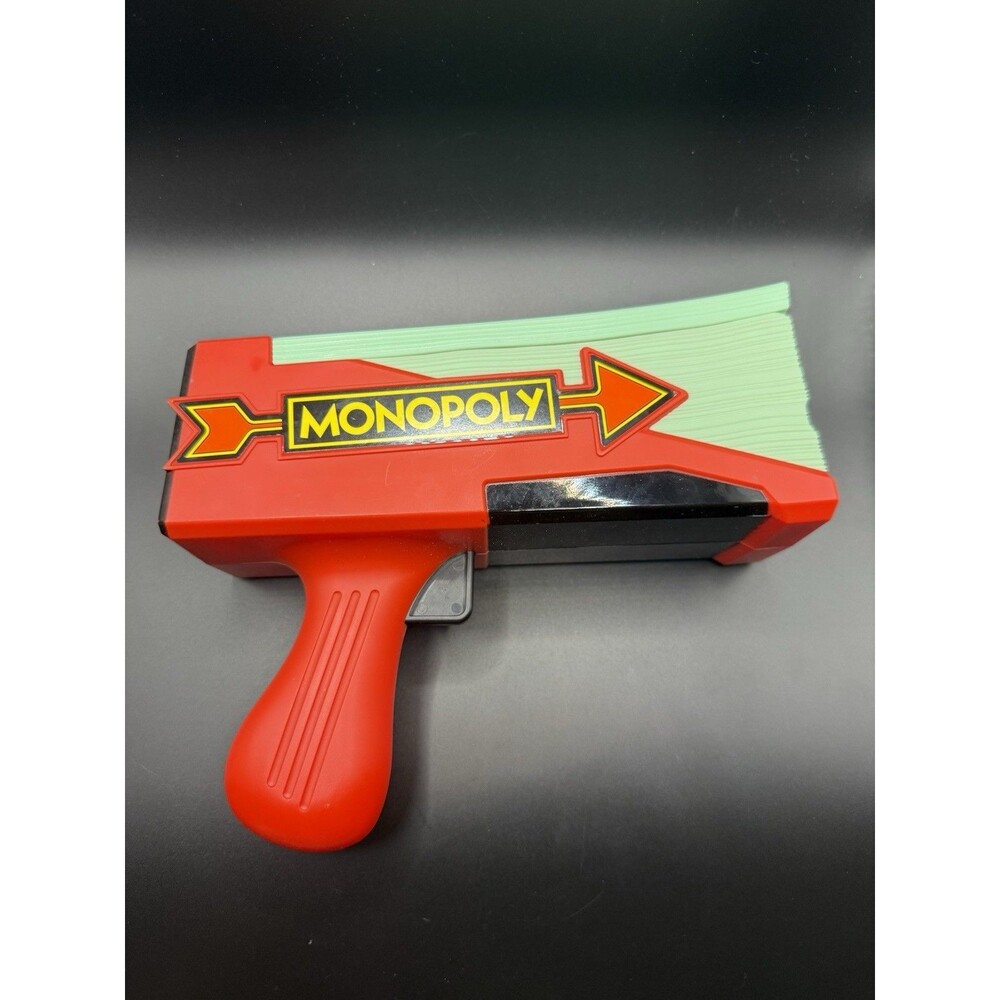 Monopoly Cash Grab Money Gun Game ~ Money Dispenser "Make It Rain"